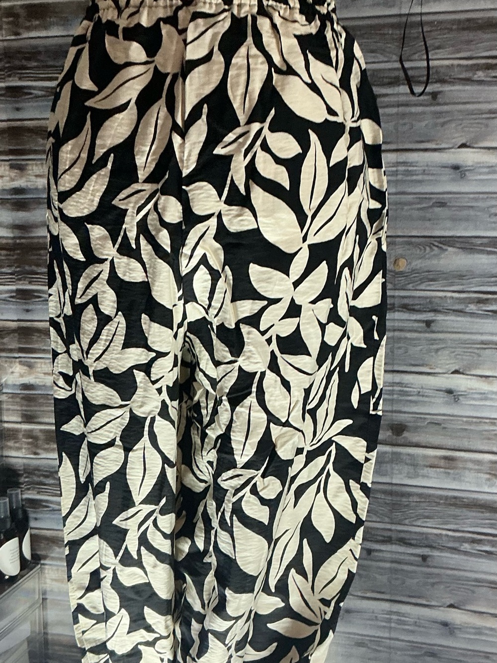 ⭐ NWT A New Day Jumpsuit Bundle XS S M Black Leaf Wide Leg - Picture 8 of 10